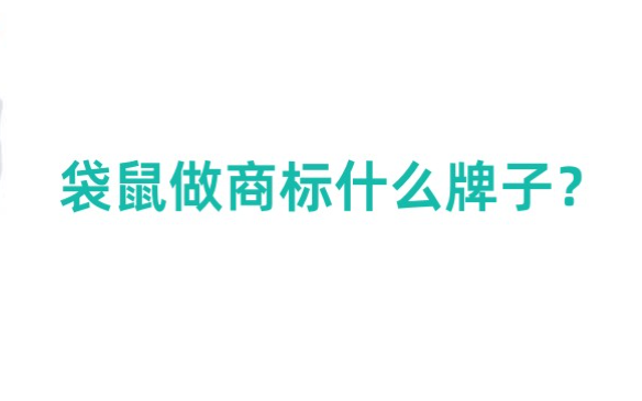 袋鼠做商標什么牌子？