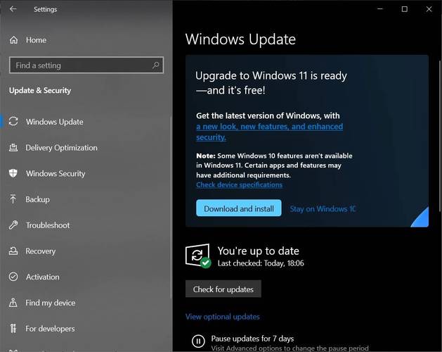 優(yōu)化恢復(fù)功能，微軟面向Windows 10、Windows 11 發(fā)布四個兼容性更新