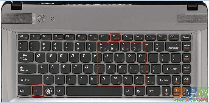 win7鍵盤輸入u變成4