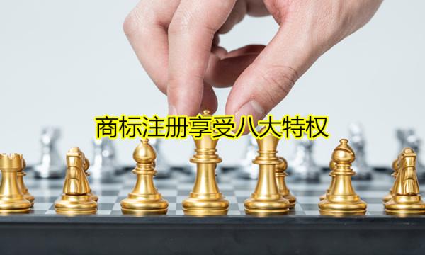 注冊商標后可享有八大特權哦！